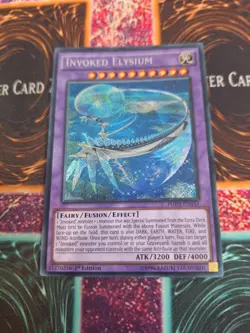Yu-Gi-Oh! Invoked Elysium FUEN-EN033 Secret Rare 1st Edition Near Mint - Image 1