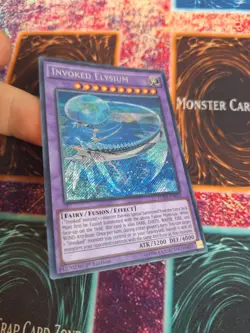 Yu-Gi-Oh! Invoked Elysium FUEN-EN033 Secret Rare 1st Edition Near Mint - Image 2