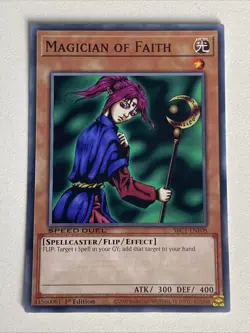Yugioh - Magician of Faith x 3 - 1st Edition NM - Plus Free Holographic Card - F - Image 4