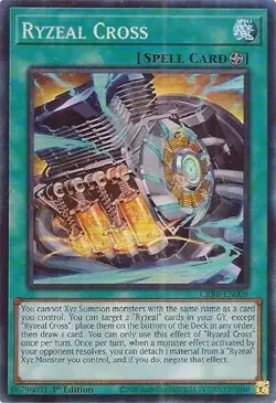 Ryzeal Cross (CR) CRBR-EN009 Collector's Rare Crossover Breakers Yu-Gi-Oh NM - Image 1