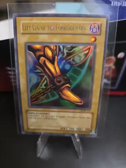 Yugioh TCG Left Leg of the Forbidden One LOB-121 Ultra Rare! MP! - Image 1