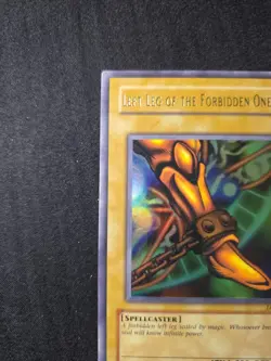 Yugioh TCG Left Leg of the Forbidden One LOB-121 Ultra Rare! MP! - Image 4