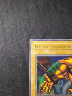 Yugioh TCG Right Arm of the Forbidden One LOB-122 Ultra Rare Unlimited! MP! - Image 4