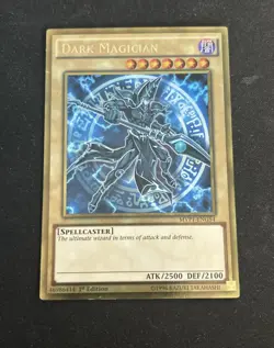 Yu-Gi-Oh! TCG Dark Magician MVP1-ENG54 1st Edition Gold Rare NM - Image 2