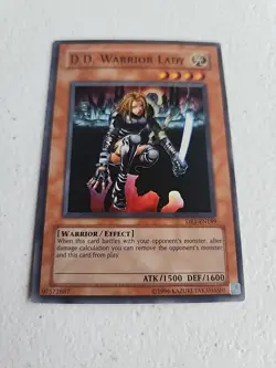 D.D. Warrior Lady DR1-EN189 Dark Revelation Volume 1 Unlimited N/M #Y215 - Image 1