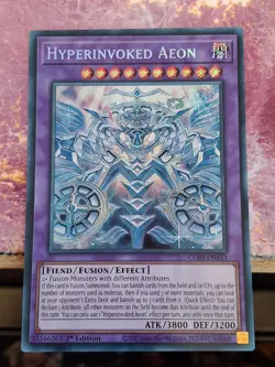 Hyperinvoked Aeon CORI-EN033 - Secret Rare 1st Ed - NM - Image 1