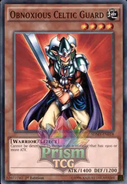 1st Ed Obnoxious Celtic Guard SDMY-EN018 Yugioh - Image 1