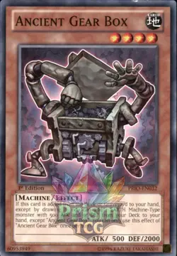 1st Ed Ancient Gear Box PRIO-EN032 Yugioh - Image 1