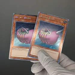 Konami Yu-Gi-Oh! TCG Needle Worm RA04-EN112 1st Edition Platinum Rare Lot of 2 - Image 1