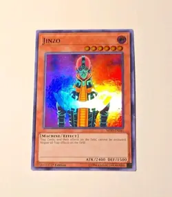 Yugioh Jinzo Super Rare MYFI 1st Edition LP - Image 1