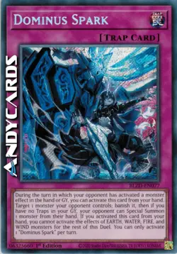 DOMINUS SPARK • (Scintilla Dominus) • Segreta • BLZD EN077 • 1Ed • Yugioh! - Image 1