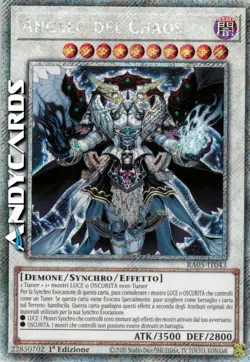 ANGELO DEL CHAOS • (Chaos Angel) • Segreta Platino • RA05 IT043 • 1Ed • Yugioh! - Image 1