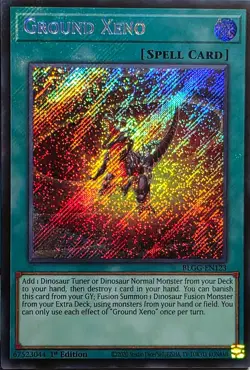 Yugioh Ground Xeno BLGG-EN123 Secret Rare 1st Edition - Image 1