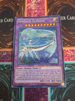 Yu-Gi-Oh! TCG Invoked Elysium FUEN-EN033 Secret Rare 1st Edition Near Mint - Image 1