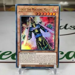 Jinzo The Machine Menace LED7-EN031 Ultra Rare 1st Ed Yugioh Card Near Mint - Image 1