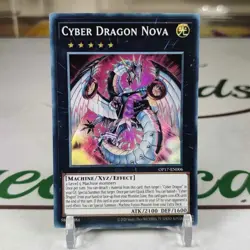 Cyber Dragon Nova OP17-EN006 Super Rare Unlimited Yugioh Card Near Mint - Image 1