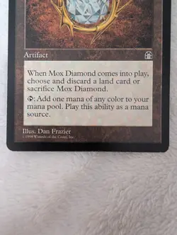 Mox Diamond Stronghold Artifact Rare Regular English MINT!!! - Image 3