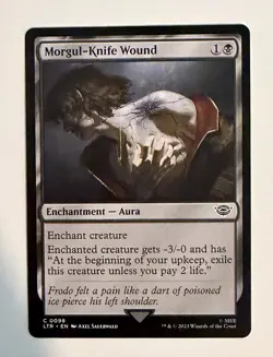 Morgul-Knife Wound - The Lord of the Rings: Tales of Middle-earth LTR #98 - MTG - Image 1