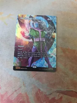 Dig Through Time Borderless FOIL Marvel's Super Heroes MTG NM - Image 1