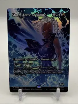 Storm, Force of Nature (Borderless) 94 Marvel Universe Eternal-Legal Foil NM - Image 1