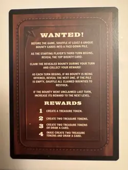 Bounty: Frankie the Fang // Bounty Rules Double-Sided Token [Outlaws Magic MTG - Image 2
