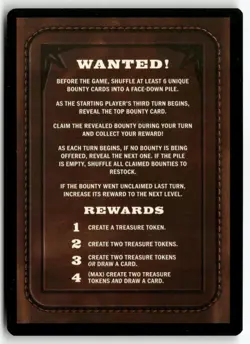 Miron Tillas Jr / Bounty Rules Two-Sided Token 35 Outlaws of Thunder Junction NM - Image 2