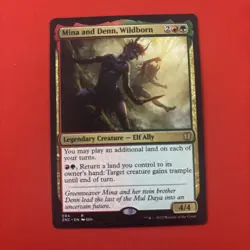 Mina and Denn, Wildborn Commander: Zendikar Rising Regular - Image 1