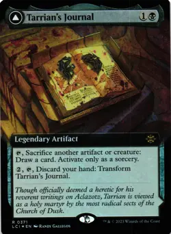 MTG TCG - Tarrian's Journal Extended Art 371 Foil The Lost Caverns of Ixalan -NM - Image 1