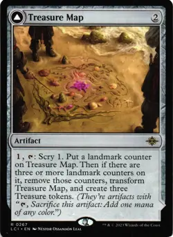 MTG TCG - Treasure Map 267 The Lost Caverns of Ixalan - NM - Image 1