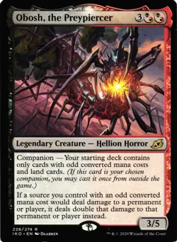 MTG TCG - Obosh, the Preypiercer 228 Ikoria: Lair of Behemoths - NM - Image 1