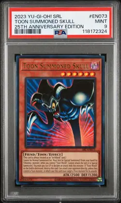 YU-GI-OH! SPELL RULER PSA 9 ENGLISH ULTRA RARE SRL-EN073 - TOON SUMMONED SKULL - Image 1