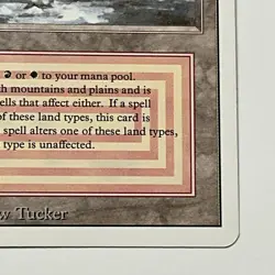 MTG Plateau Revised Edition 1994 Pre-Modern Vintage Dual Land Lightly Played - Image 4