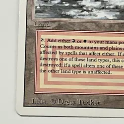 MTG Plateau Revised Edition 1994 Pre-Modern Vintage Dual Land Lightly Played - Image 5