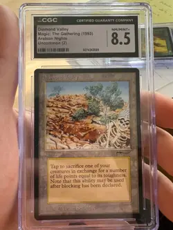 *** ARABIAN NIGHTS Diamond Valley *** CGC 8.5 NM-Mint! - DUTY FREE - MtG Magic - Image 1