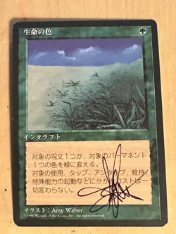 MTG ARTIST PROOF Japanese Armageddon Clock AP Time Walk Sketch Art Amy WEBER - Image 2