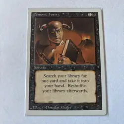 MTG Demonic Tutor - Revised Edition - Image 1