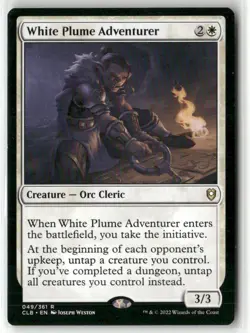 White Plume Adventurer Normal R Commander Legends: Battle for Baldur's Gate NM - Image 1
