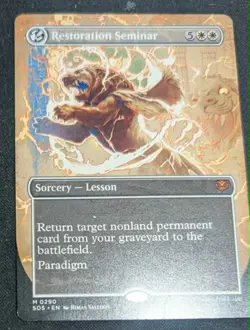 Restoration Seminar (Borderless) Secrets of Strixhaven Regular - Image 1