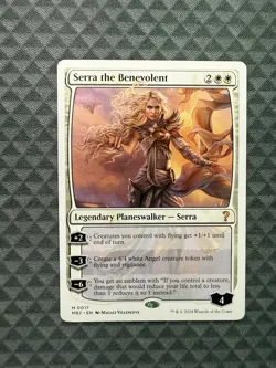 MTG Serra the Benevolent #0017 White Border Mythic Mystery Booster 2 (MB2) - Image 1
