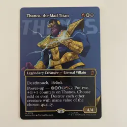 Thanos, the Mad Titan (Borderless) (0376) Marvel Super Heroes Foil - Image 1