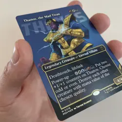 Thanos, the Mad Titan (Borderless) (0376) Marvel Super Heroes Foil - Image 3