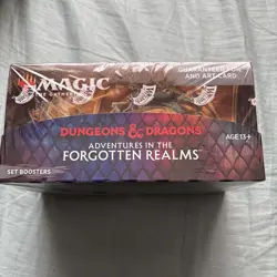 Magic the Gathering MTG D&D Adventures in Forgotten Realms Set Booster *Sealed - Image 1