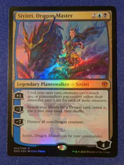 Sivitri, Dragon Master #43 MTG Commander: Dominaria United, English Foil NM - Image 1
