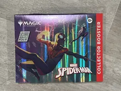 MTG MARVEL SPIDER-MAN COLLECTOR BOOSTER OMEGA PACK BOX OPENED ! NO CARDS ! - Image 1