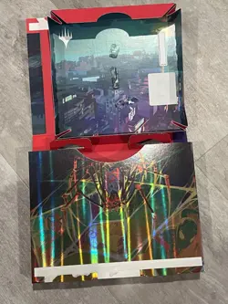 MTG MARVEL SPIDER-MAN COLLECTOR BOOSTER OMEGA PACK BOX OPENED ! NO CARDS ! - Image 5