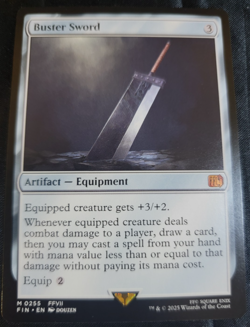 Buster Sword # 255 FIN Final Fantasy Set MTG Magic The Gathering Cards - Image 1