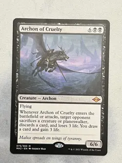 Archon of Cruelty Modern Horizons 2 Regular Creature Black 075 2021 MTG NM - Image 1
