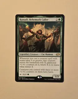MTG Runadi, Behemoth Caller Jumpstart Fast FREE Shipping! - Image 1