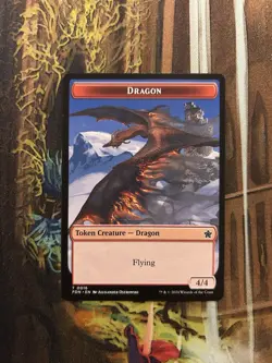 Dragon Token Double Sided - MTG Foundations - English - NM - Image 2