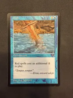 MTG Magic: The Gathering - Tempest - 1x Uncommon Chill - NM English - Image 1